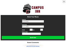 Tablet Screenshot of campusinnmissoula.com